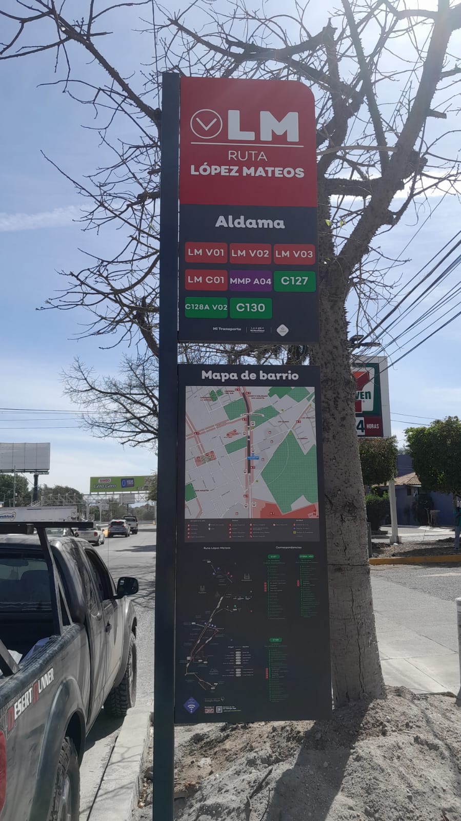 Señalización Parabus López Mateos