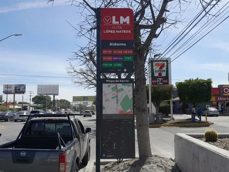 Señalización Parabus López Mateos