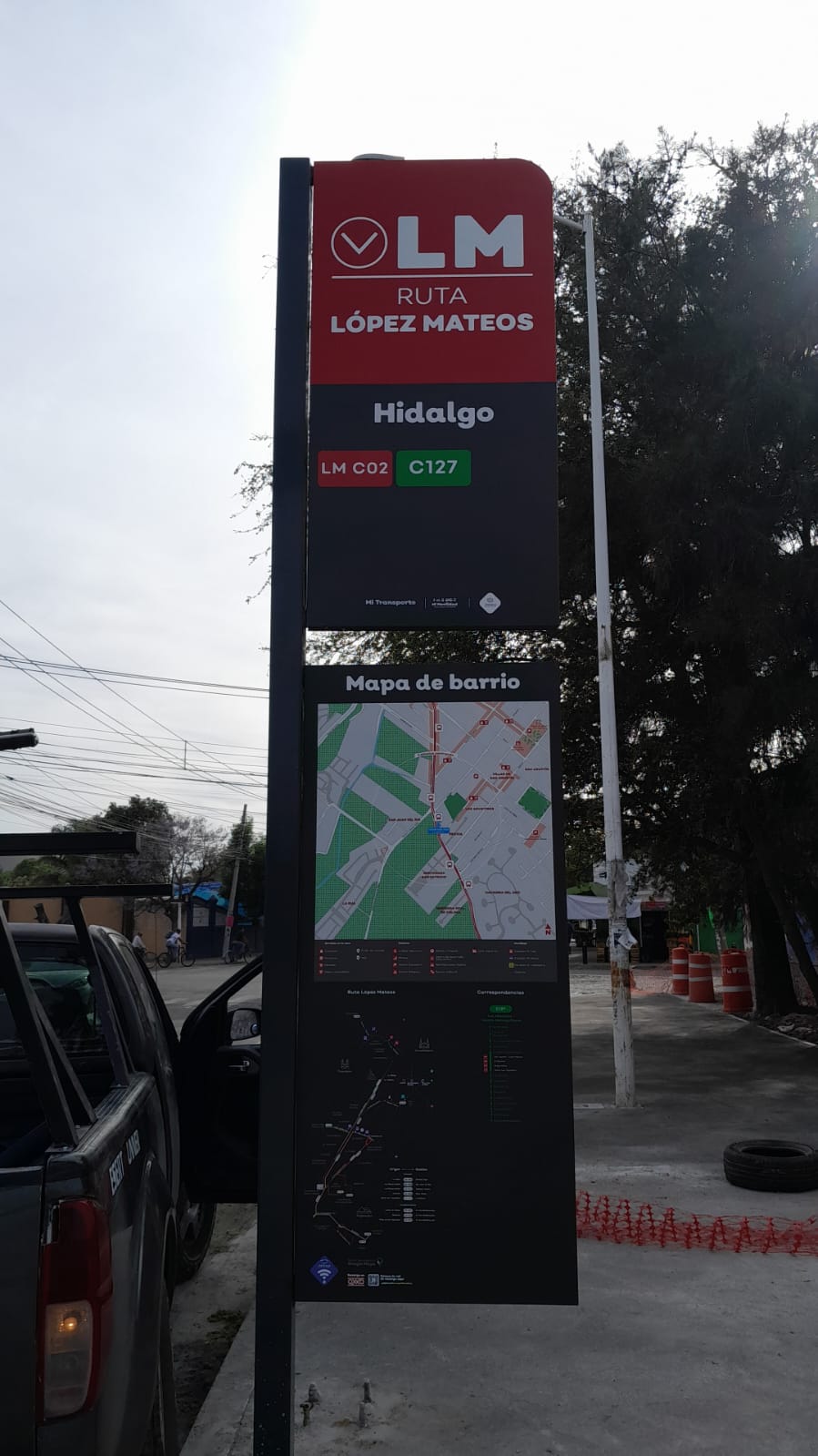 Señalización Parabus López Mateos